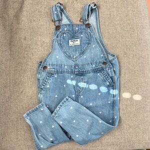 OshKosh B'gosh Blue Heart Overalls